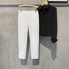 Calças Western Pequenas Masculinas Primavera e Verão 2022 Calças Pendentes Até o Tornozelo Business Casual Moda Coreana Casual Elegante Retas Soltas Calças Western