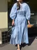 Os Tamanhos Foram Atualizados. Estilo Coreano Ins2026 Modelo Primavera/Verão, Vestido Soltinho Elegante e Suave com Gola Redonda, Pregas e Amarração
