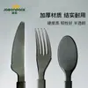 Conjunto de Talheres Descartáveis para Frutas, Comida Ocidental, Bolos e Sobremesas, Conjunto de Louças para Viagem no Atacado com Embalagem para Sobremesas