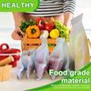 Bolsa Sellada Translúcida Peva Doble Costilla Amigable con el Medio Ambiente Bolsa para Conservación de Alimentos Bolsa Ziplock Refrigerada Impermeable Esmerilada Bolsa de Embalaje
