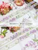 Encaje Glicina Iris Accesorios Bordado Pesado Bordado Manga Cuello Dinastía Han Borde de Cortina de Organza DIY