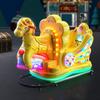 Venta Caliente Nuevo Balancín Doble Pony Eléctrico para Niños Comercial Máquina Eléctrica Oscilante para Niños Juguete Infantil que Funciona con Monedas