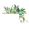 Nuevas pegatinas creativas de plantas verdes nórdicas ins para interruptor de enchufe, pegatinas casuales, decoración para el hogar, pegatinas de pared autoadhesivas, venta al por mayor