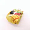 Saco para embalagem de suco com bico, impresso em rotogravura e selado em quatro lados. Saco autoportante para suco com bico.