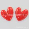 Accesorios de resina con forma de corazón plano de color, crema de pegamento para bricolaje, carcasa de teléfono móvil, decoración de belleza, accesorios para el cabello hechos a mano, material