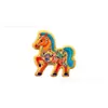 Adesivo Dourado do Zodíaco Colorido Ouro Puro 999 Cobra Boi Cavalo Dragão Adesivo para Celular Seleção de Presente de Feriado Presente Dourado Atacado