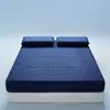 Sábana bajera acolchada impermeable grado A protector de colchón a prueba de orina para dormitorio de estudiante juego de tres piezas engrosado de color sólido 1.8m 1.5m
