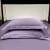 Funda de almohada de algodón de fibra larga al por mayor Funda de almohada de algodón de color sólido nórdico Funda de almohada de algodón individual para el hogar Nantong