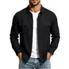 2026 Ropa de Trabajo Americana Transfronteriza Lino Camisa de Manga Larga para Hombre Amazon Holgada Casual Manga Larga