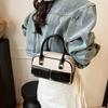 Bolso Pequeño de Moda para Mujer 2025 Nuevo Bolso de Mano de Moda Bolso Bowling Verano Versátil Hombro Elegante Bandolera
