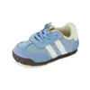 Topstar2024 Nuevos Zapatos de Invierno para Niños con Suela Blanda, Forro de Felpa, Estilo Coreano, Zapatos para Guardería de Interior