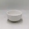 Lujo Accesible Escandinavo Blanco Puro Cerámica Estampada Tazón para el Hogar Tazón para Comer Tazón para Arroz Creativo Japonés Hotel Restaurante Tazón para Sopa