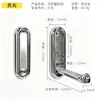 Gancho para Abrigos de Aleación de Zinc de Venta Caliente Transfronterizo Gancho Plegable para Ropa del Hogar Gancho Magnético Almacenamiento para Cocina y Baño Gancho Individual Invisible