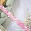 Ventas Directas de Fábrica En Stock Cinta de Encaje con Lentejuelas de Color Forma de S Bordeador Estilo Étnico Accesorios para Bordes de Faldas de Baile