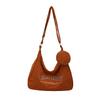 Bolso de mujer nuevo 2023, estilo occidental, de pana suave, tipo mensajero para compras, estilo coreano, moderno, de gran capacidad, para estudiantes