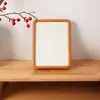 Marco de fotos de madera maciza estilo chino retro, con esquina redondeada, ensamblaje de mortaja y espiga, 6 pulgadas, 7 pulgadas, 8 pulgadas, marco de montaje para caligrafía A4, para pinturas y pinturas chinas