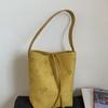 Bolso Grande Transfronterizo para Mujer Otoño/Invierno Vintage 2026 Nuevo Mate de un Solo Hombro Cruzado Bolso Madre-Hija Bolso Cubo de Moda