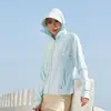 Atacado transfronteiriço verão seda gelo proteção solar roupas femininas respirável fina anti-UV proteção solar roupas jaqueta masculina roupas de pesca estampa