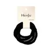 Set de Scrunchies Sencillos Sin Costuras, Estilo Femenino, Bandas Elásticas de Alta Elasticidad, Ligas para Cola de Caballo Alta, Accesorios para el Cabello Versátiles de Nicho al por Mayor