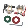 Traje de cabezal de pila de batería de coche conector de batería enfundado clip de batería terminal de batería clip de cableado poroso