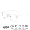 Nuevo armazón de ceja metálico armazón de gafas para cara grande para hombre FC159 caja tr90 armazón de gafas transparente miopía mayoreo