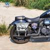 Coche muscular Wolf adecuado para bolsa lateral xiangshuai XS650N caja lateral retro modificación bolsa para casco impermeable liberación rápida especial