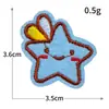 Tamaño Pequeño Bordado de Computadora Dibujos Animados Animal Oso Coche Avión Estrella Parche de Tela Bordado Adhesivo Sin Costura Decoración para Ropa