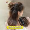 Peruca Coque Sintético para Mulheres, Fofo e Natural, Elástico de Cabelo com Presilha de Garra, Modelador de Coque, Penteado Coque, Coque de Peruca para Traje Antigo