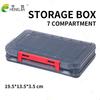 HENGJIA HENGJIA Popular Caja Cónica de Pesca Multifuncional Doble Cara 14 Compartimentos Caja de Almacenamiento de Color para Señuelos Luya