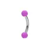 Comercio Electrónico Transfronterizo Mayorista Bolas de Colores Acero Inoxidable Moda Simple Personalizado Joyería para Piercings Cejas Uñas Uñas de Labios Uñas del Cartílago de la Oreja