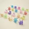 Mini borboleta pequena garra clipe AB colorido laser cor dopamina cor grampo de cabelo infantil pequenos acessórios de cabelo grampo de cabelo franja clipe