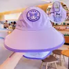 Chapéu de Proteção Solar Infantil, Chapéu de Sol de Verão, Xale Anti-UV, Chapéu com Proteção para o Pescoço, Chapéu Fofo com Aba Larga e Topo Vazio para Meninos e Meninas