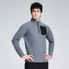 Camiseta informal de alta calidad, alternativa para deportes al aire libre, con media cremallera, cuello alto y manga larga, jersey elástico de secado rápido para ciclismo