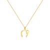 Collar con colgante de flor en forma de U de Plata Esterlina S925 Europa y América Amazon Más Vendido Cadena Larga Joyería de Moda Boutique
