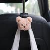 Gancho para Coche de Dibujos Animados Coreanos Ins Oso Lindo Gancho para Asiento Trasero de Coche Almacenamiento en Asiento Gancho de Almacenamiento Multifuncional