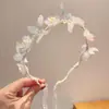 Acessórios de Cabelo de Borboleta Feitos à Mão para Crianças Headband Trançado Faixa de Cabelo Meninas Coroa de Princesa Flor de Cabelo Estilo Floresta Acessórios de Cabelo de Animal