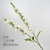 Materiais florais em tons de branco para salões de casamento, móveis para vitrines, adereços de flores de seda para decoração suave, arranjos de flores, marcadores de corredor, buquês artificiais atacado