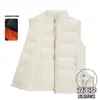 Roupa de trabalho reversível unissex, quente e espessa para outono e inverno, colete oversized com gola alta, colete de plumas feito sob medida para vendas transfronteiriças