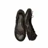 Primer Encuentro Ji Zhai Mismo Estilo Zapatos Mecedora Mujer 2026 Nuevos Boca Baja Lazo Mocasines Zapatos de Abuela Zapatos de Rollo de Huevo