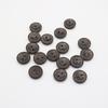 Em Estoque Madeira Natural Duas Furações Pontilhada Formato de Tigela Botões de Madeira DIY Acessórios de Madeira Botões Botões de Madeira Infantis