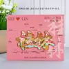 Ímãs de geladeira com fonte metálica, ímãs de geladeira temáticos de cidade, produtos culturais e criativos, ímãs de geladeira de Xuzhou, lembrancinhas de viagem no atacado