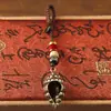 Colgante de Caracola de Latón Llavero de Concha Buda de Seis Sílabas Cadena para Clavícula Accesorio Colgante de Mano Adorno de Joyería de Cobre Puro