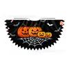 Capa de Halloween Europeia e Americana para Crianças, Estampada com Designs Divertidos, Fantasia Preta para Apresentação Escolar, Estilo Capa, Halloween 2022