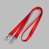 Cordón para credencial con doble hebilla, gancho doble, cordón para tarjeta de permiso de trabajo, cordón para tarjeta de membresía de invitado, cordón para credencial de exhibición, soporte para tarjeta de certificado