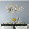 Decoración de Pared con Colgante de Hierro Estilo Europeo Moderno Pared de Fondo para Sala de Estar Porche Decoraciones de Pared Metálicas Colgante de Pared Creativo Lyrica