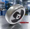 Roda de plástico PP de 59mm roda de plástico roda única rolo processamento de moldagem por injeção produção