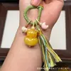 Cera de Abeja de Segunda Generación Varios Estilos Oso Bolsa de Queso Colgante Llavero DIY Exquisito Adorno de Joyería