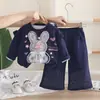 Conjunto de Ropa de Otoño para Niñas 2026 Nuevo Estilo Coreano Moda Sudadera de Manga Larga Conjunto de Dos Piezas para Bebés y Niños Ropa de Primavera y Otoño