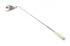 Palo Teaser Telescópico para Gatos de Acero Inoxidable, Longitud Extensible Libremente 80 cm, Caña Larga para Juego Interactivo, Cabezales Intercambiables para Entrenamiento