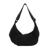 Bolsa Transversal Leve de Grande Capacidade Estilo Coreano Nova de Nicho com Textura Simples Bolsa de Ombro Moda para o Dia a Dia Personalizada Bolsa de Bolinho